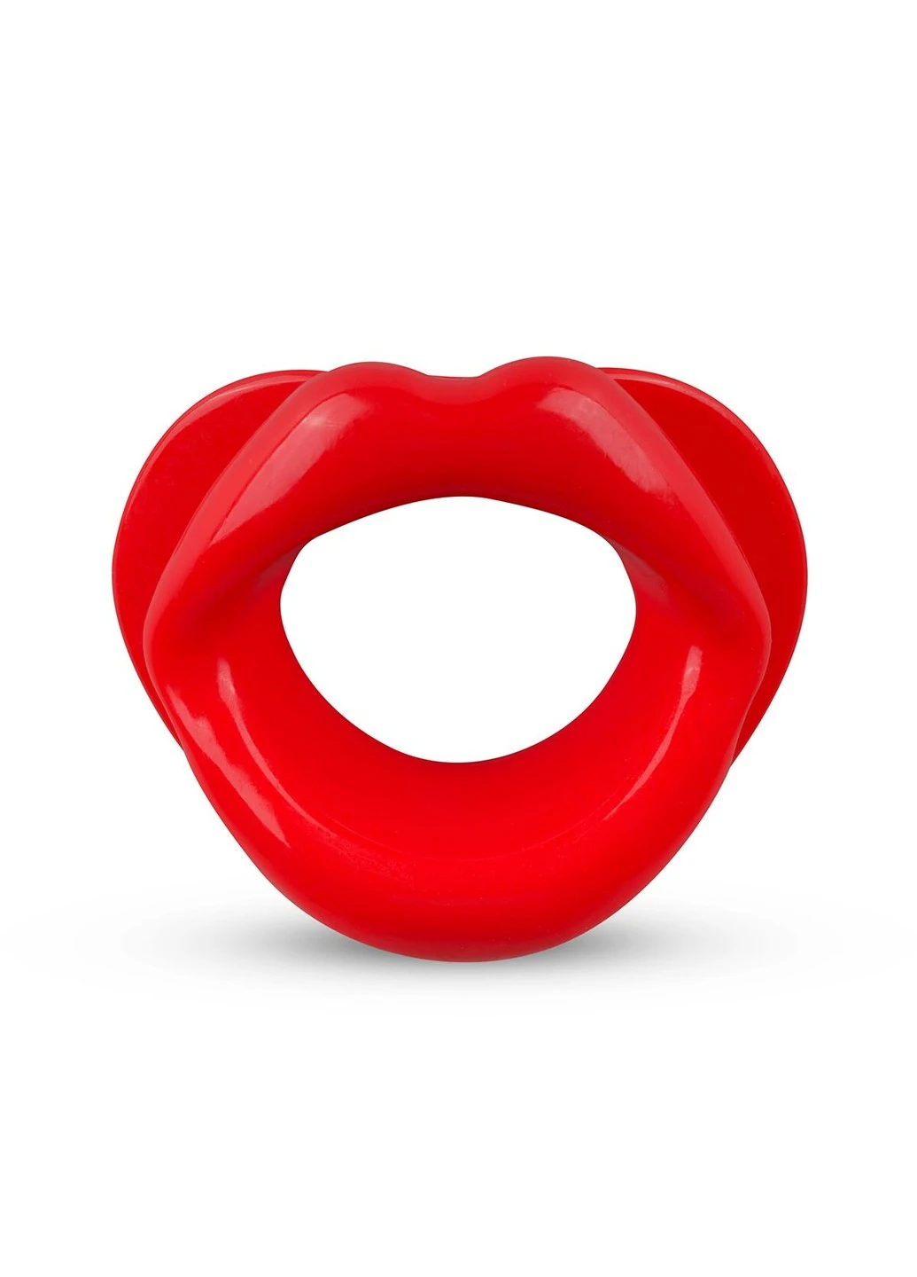 Силіконова капа-розширювач для рота у формі губ / капа-губи XOXO Blow Me A Kiss Mouth Gag - Red Fetish Tentation (252383191)
