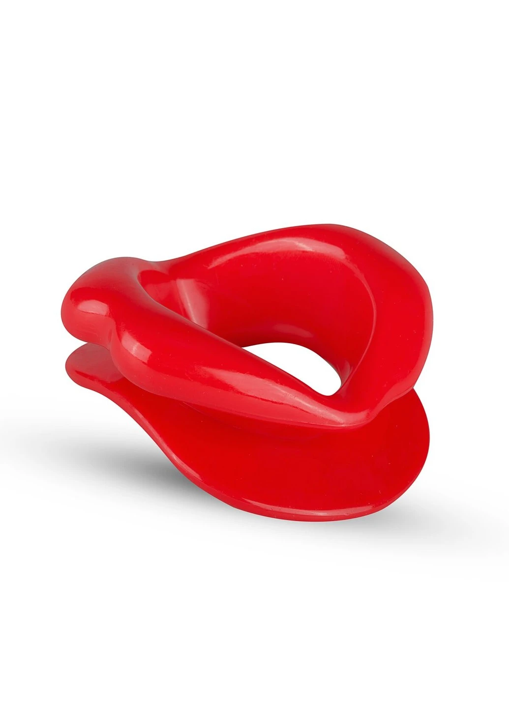 Силіконова капа-розширювач для рота у формі губ / капа-губи XOXO Blow Me A Kiss Mouth Gag - Red Fetish Tentation (252383191)