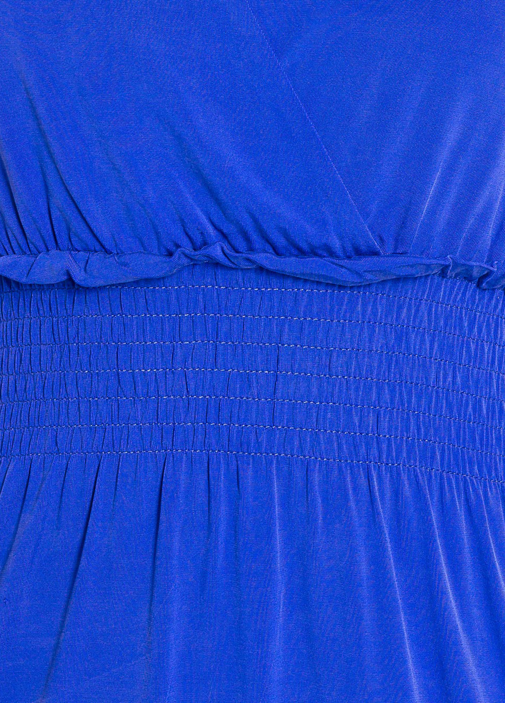 Синее кэжуал платье на запах Liu Jo однотонное