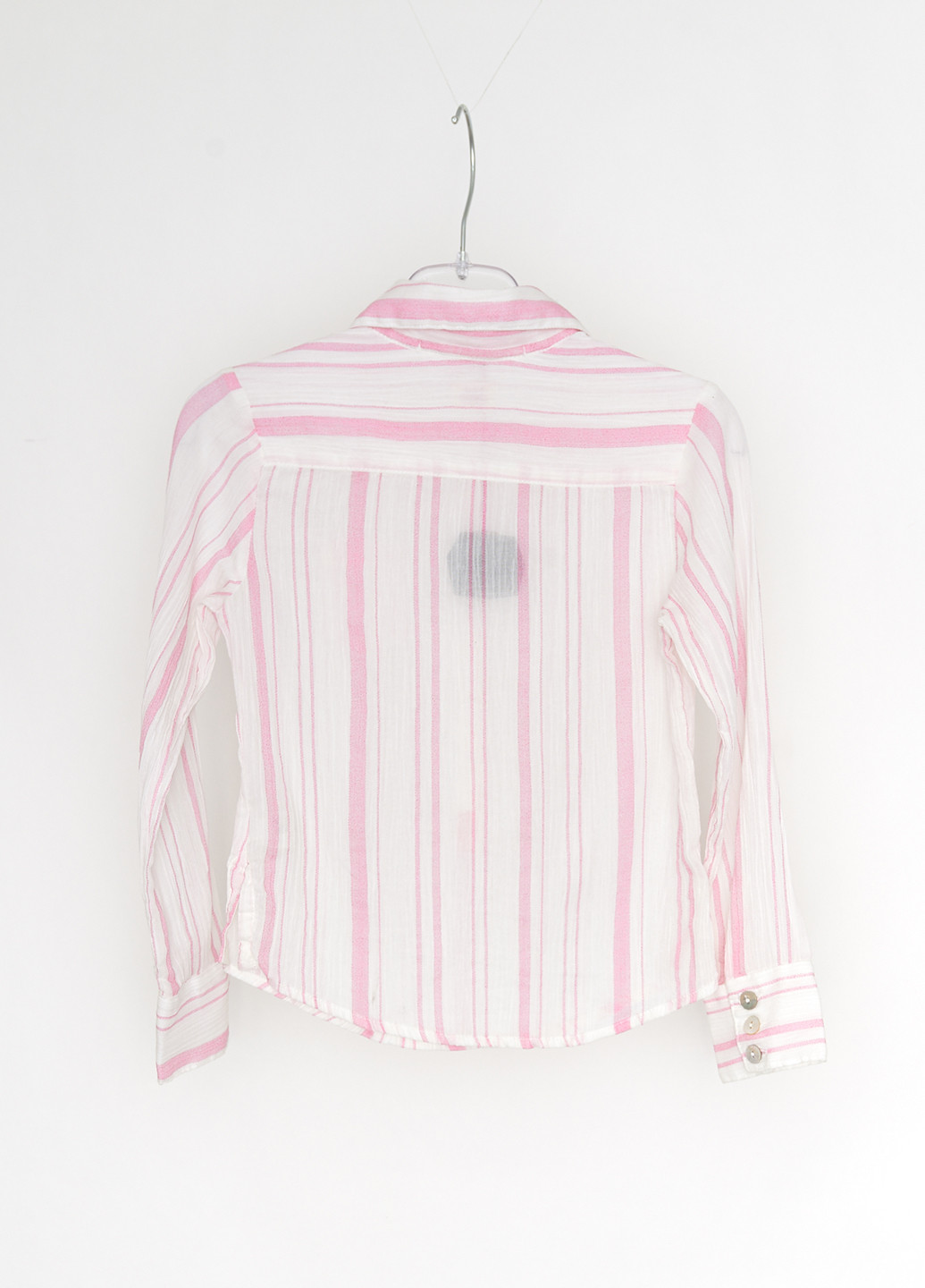 Светло-розовая в полоску блузка Nolita демисезонная