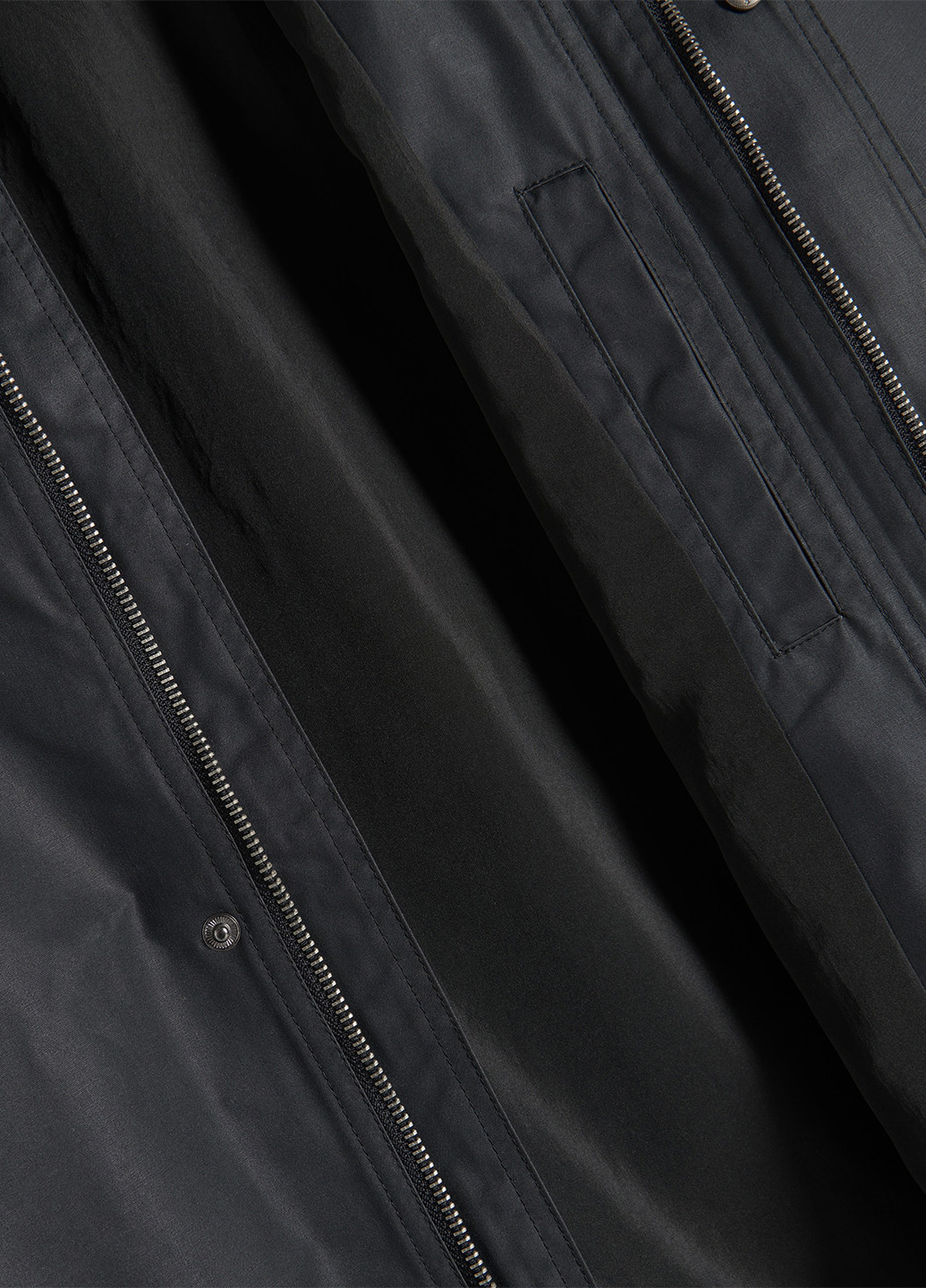 Чорна демісезонна куртка байкерська Reserved