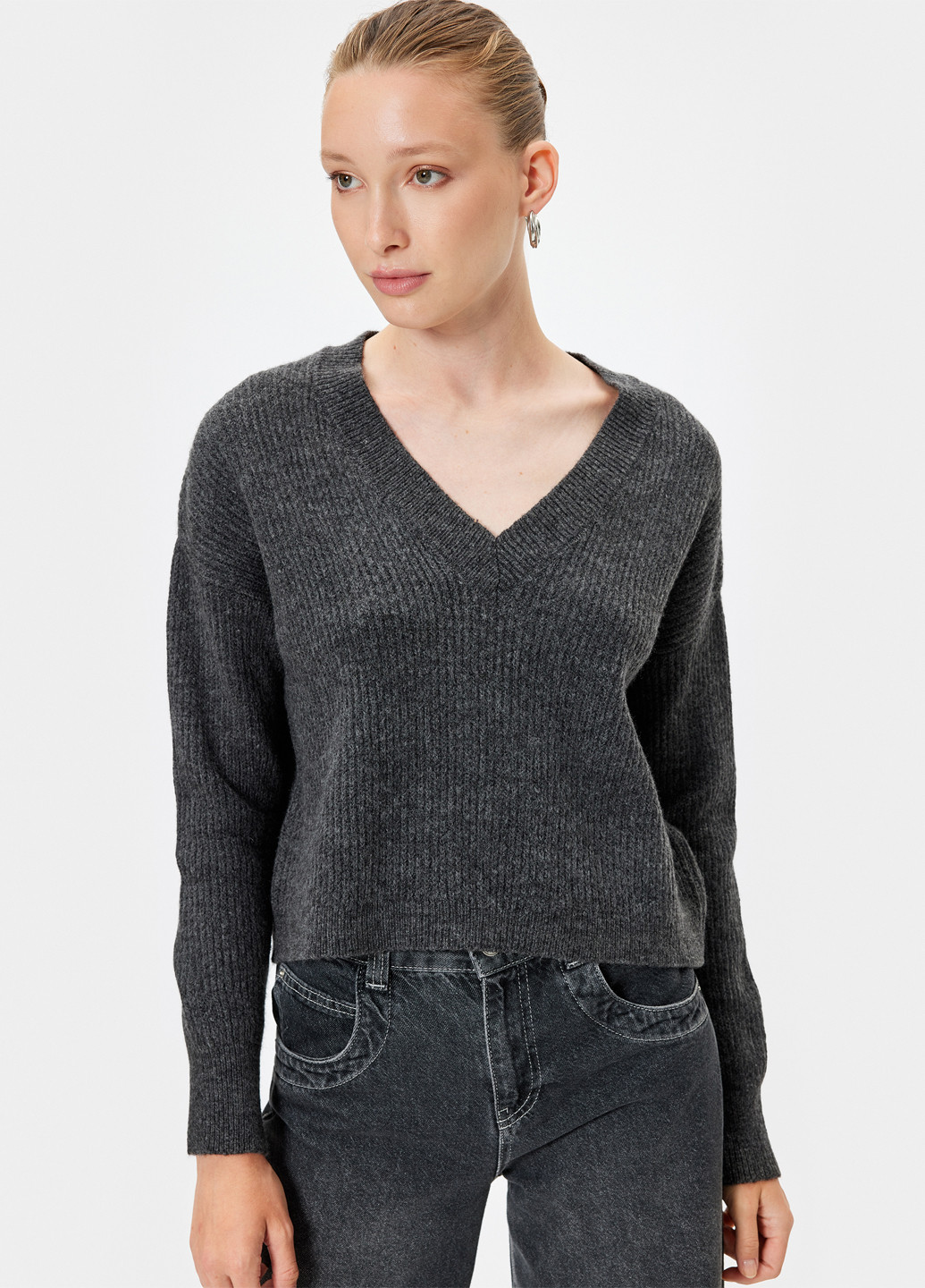 Темно-сірий демісезонний пуловер пуловер KOTON