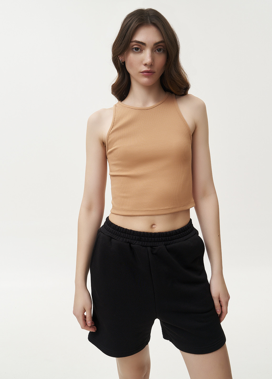 Топ женский в рубчик, без рукава KASTA design (252661911)