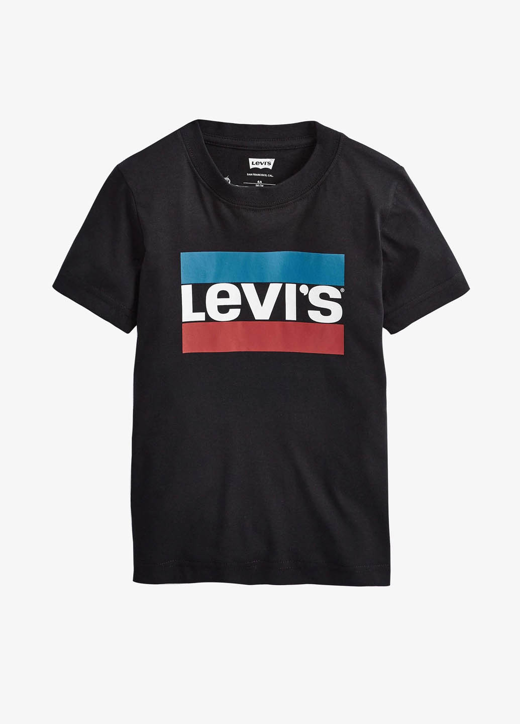 Черная летняя футболка Levi's