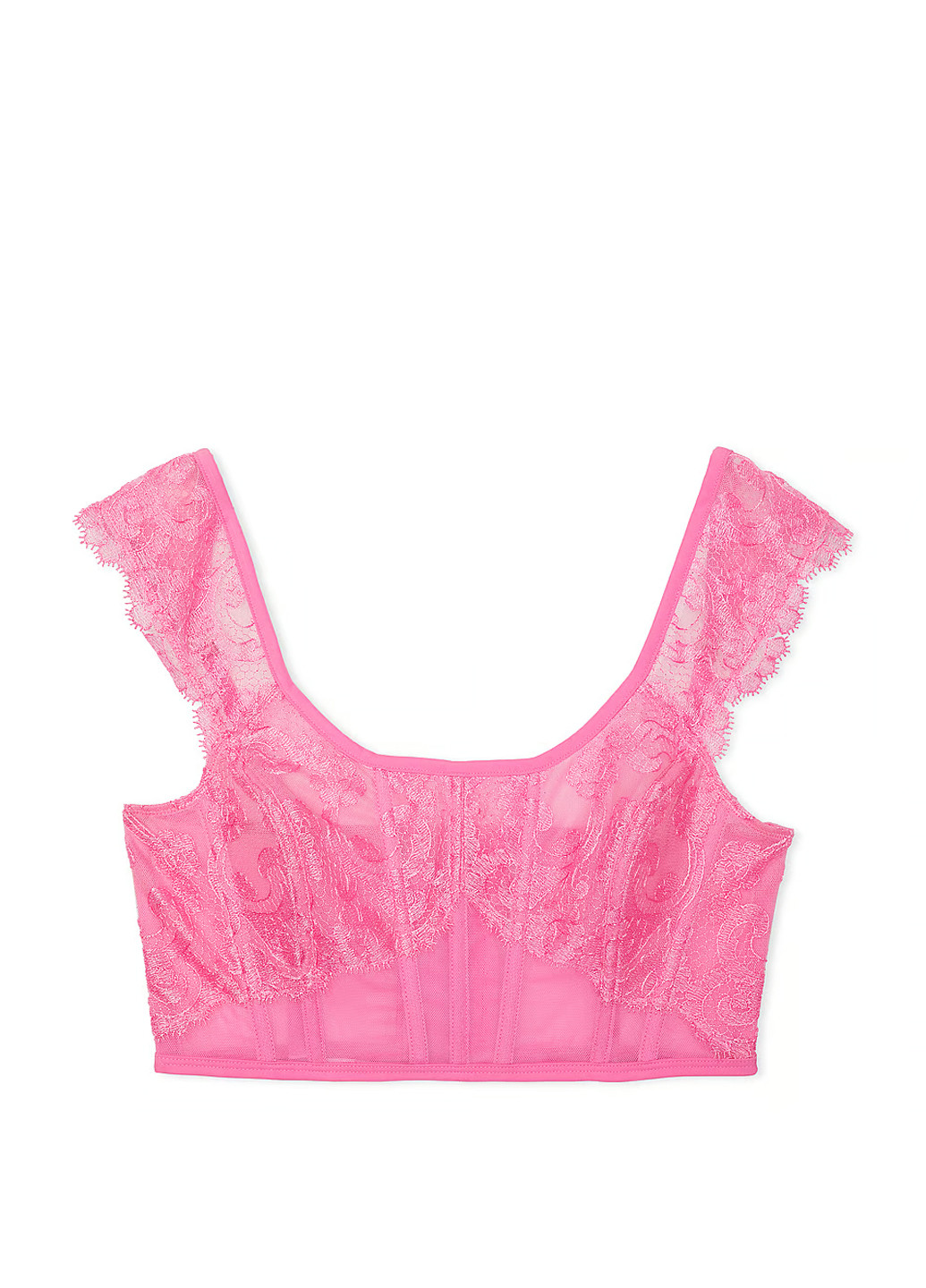 Рожевий демісезонний комплект (бюстьє, трусики) Victoria's Secret