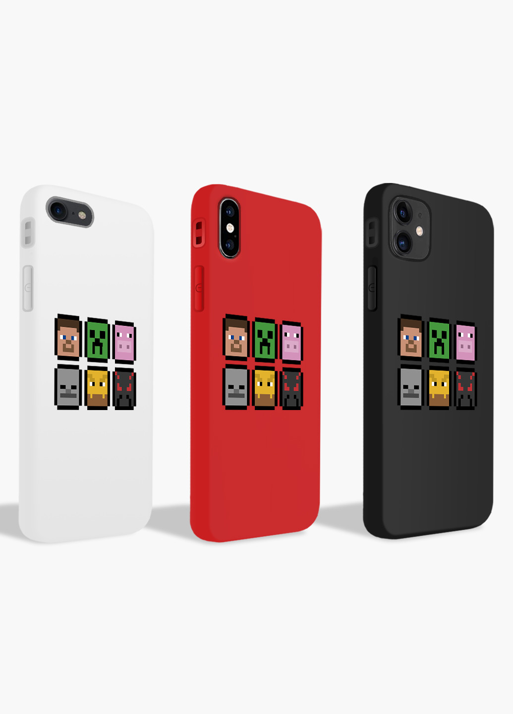 Чехол силиконовый Apple Iphone 7 plus Майнкрафт (Minecraft) (17364-1173) MobiPrint (219347668)