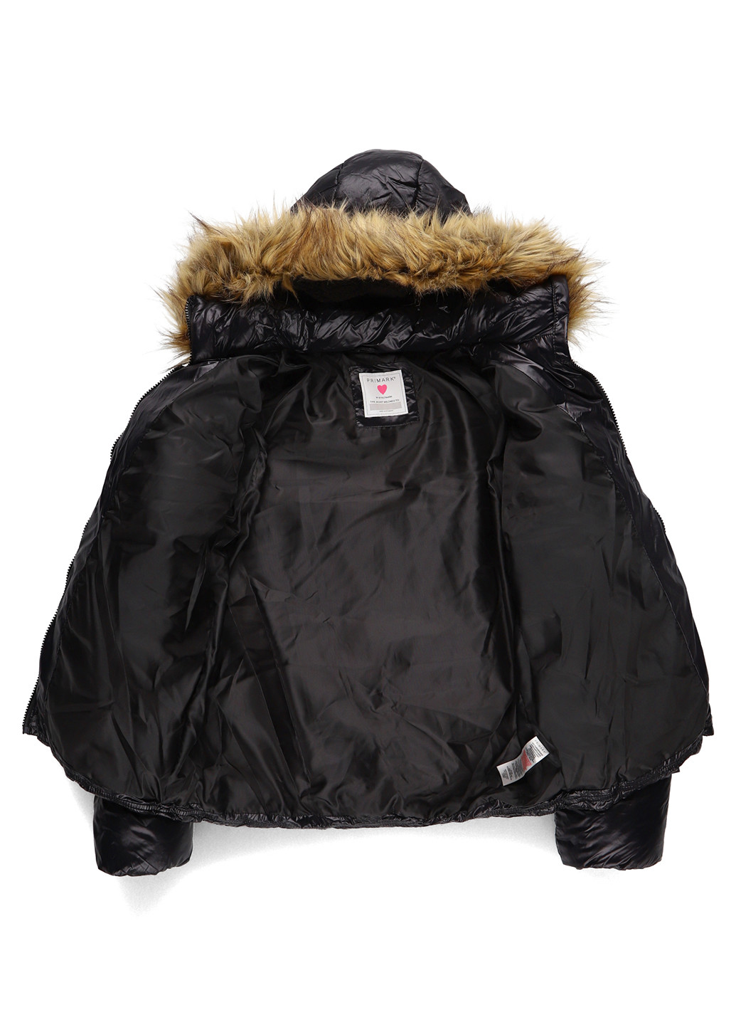 Чорна зимня куртка Primark