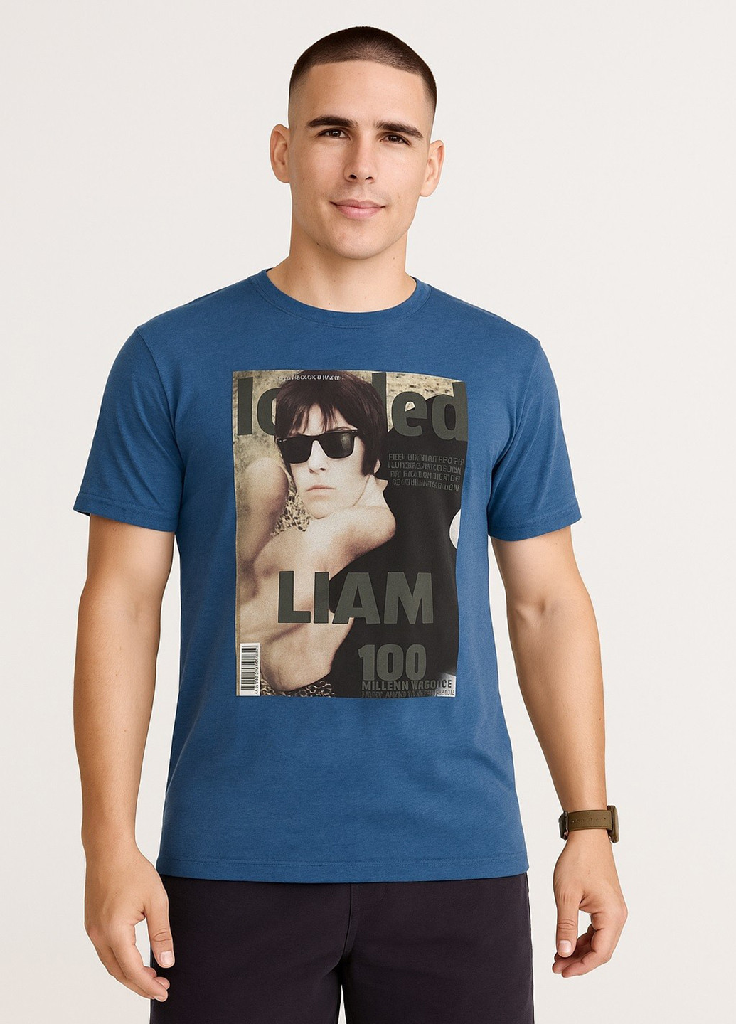 Синя футболка Smile