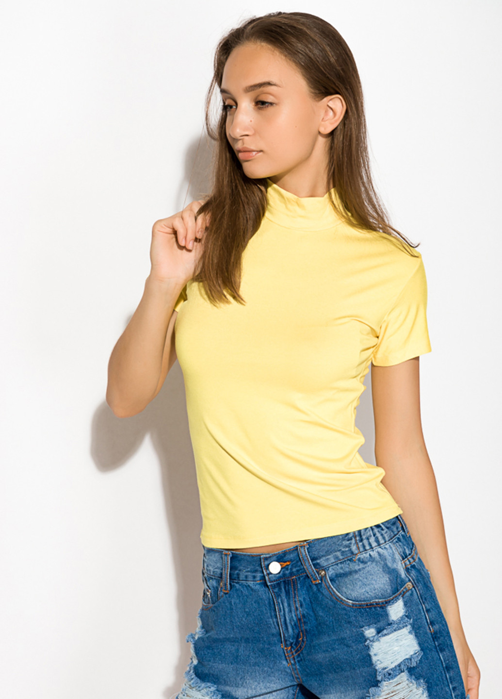Лимонная летняя футболка Time of Style