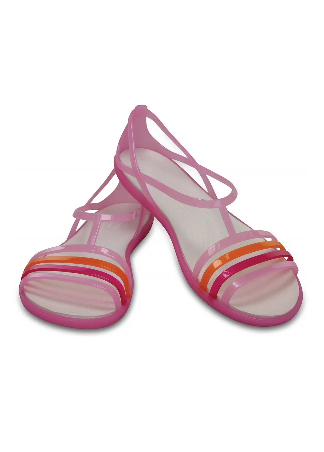 Розовые босоножки Crocs