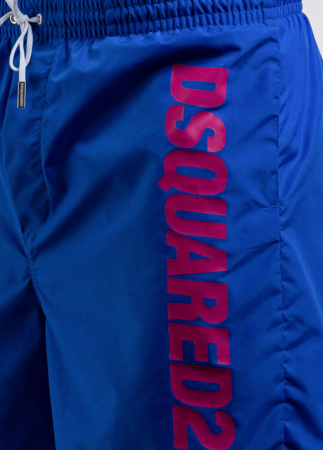 Синие пляжные шорты с логотипом Dsquared2 (251250412)