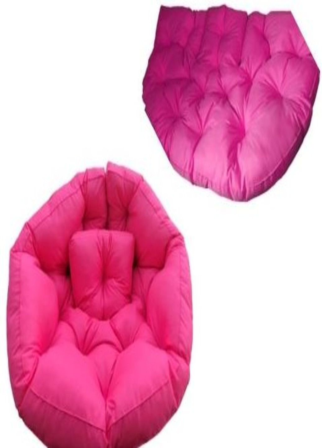Безкаркасне розкладне крісло трансформер лежак матрац ручної роботи (21457853-Т) Рожевий Francesco Marconi (230586701)