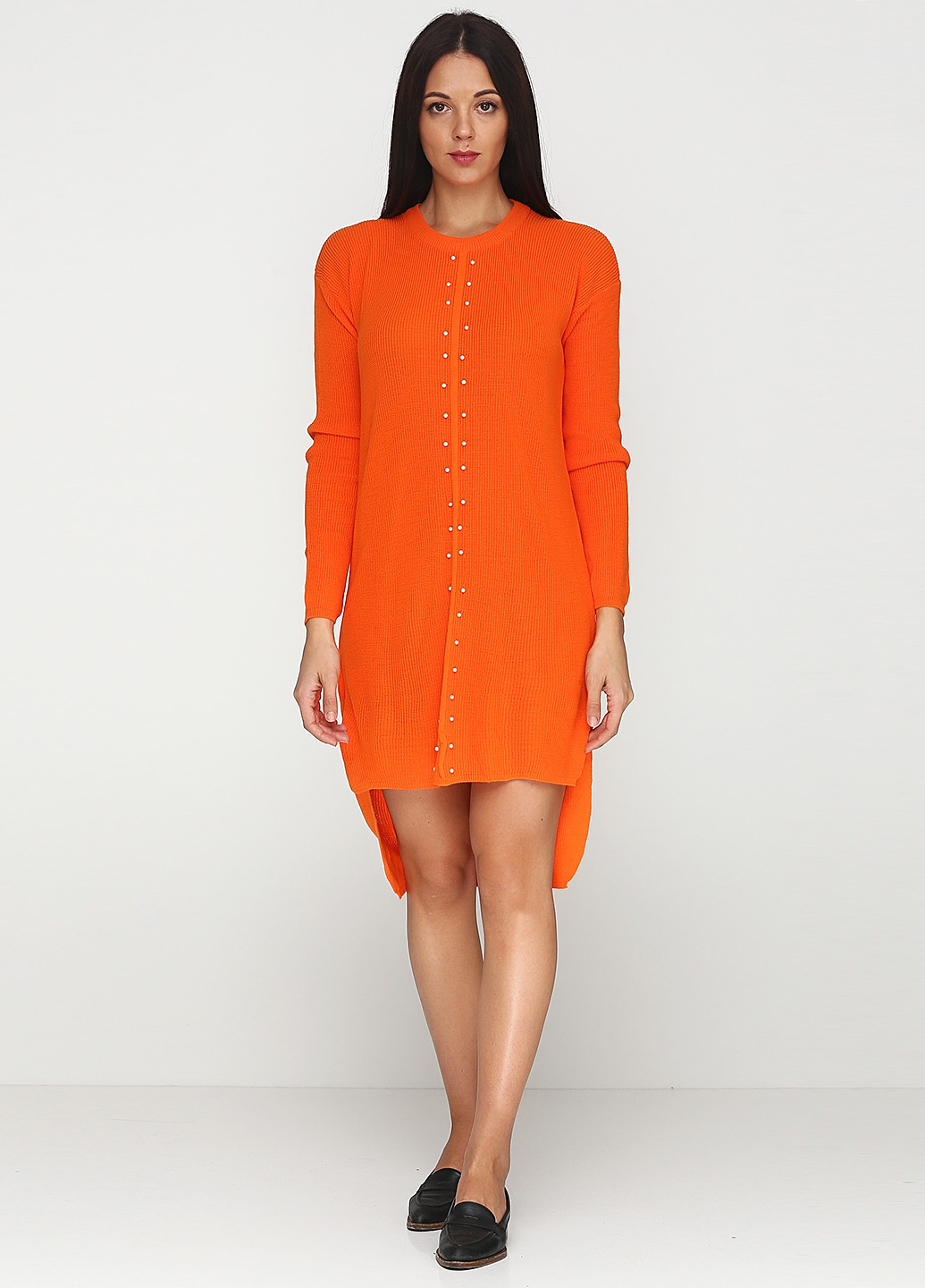 Оранжевое кэжуал платье Imperial однотонное