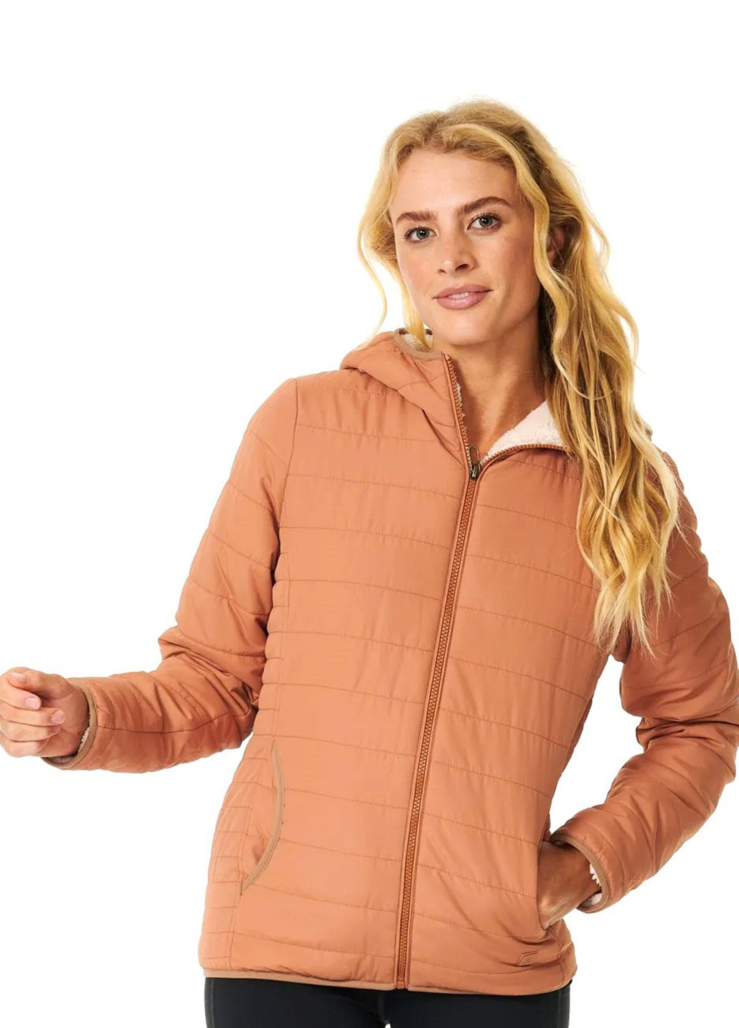 Коричневая демисезонная куртка Rip Curl Anti-Series Anoeta