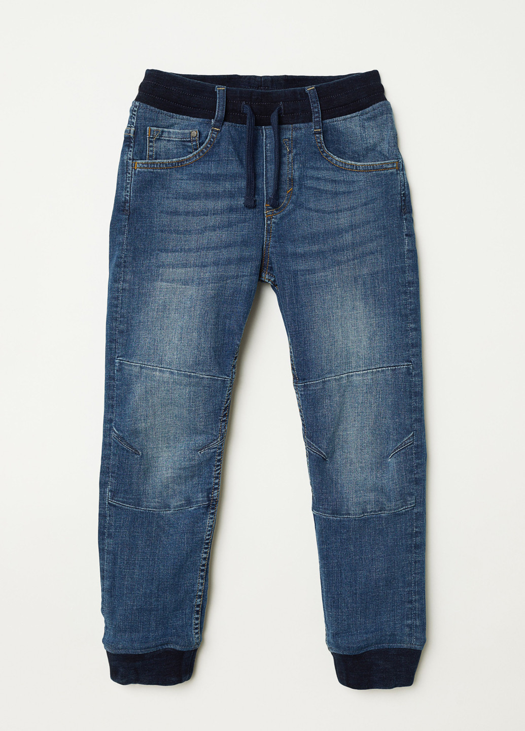Синие демисезонные джоггеры джинсы H&M