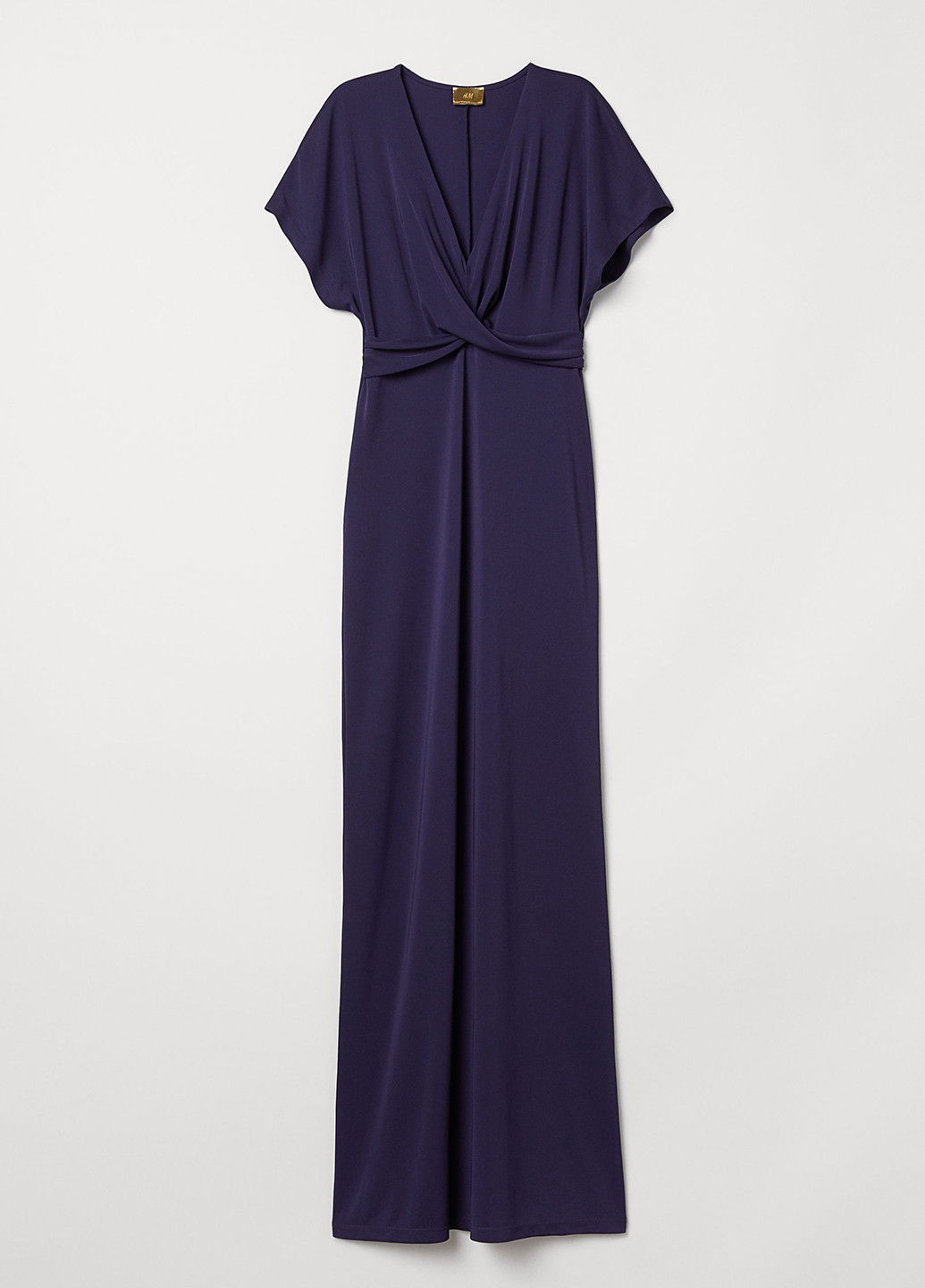 Темно-синее вечернее платье в стиле ампир H&M