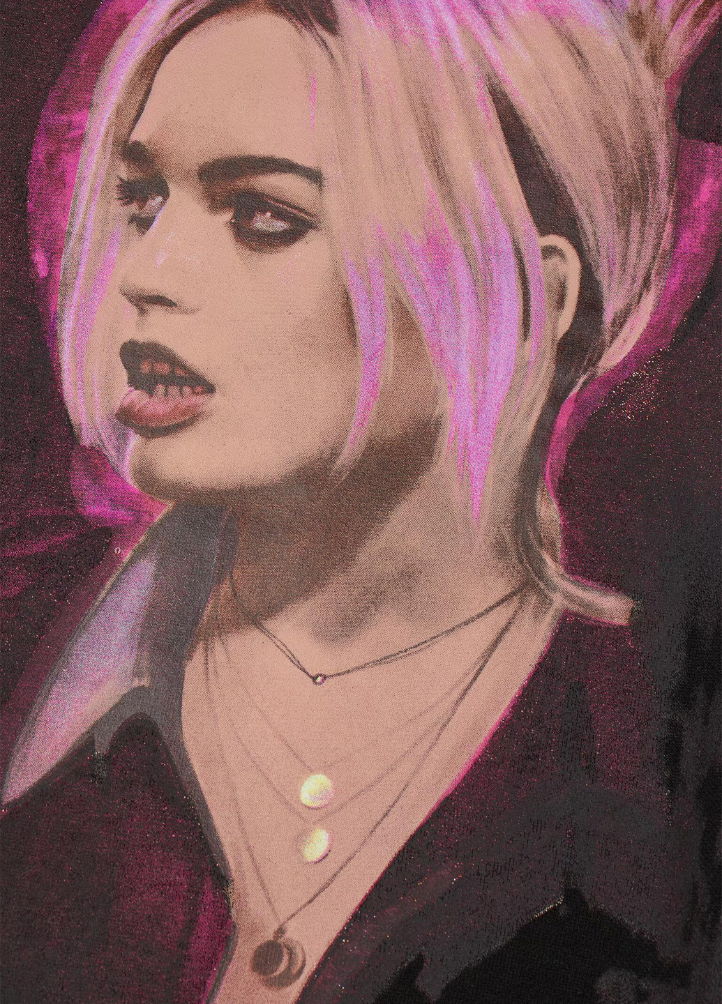 Черный свитшот H&M рисунок без декора (341894707)