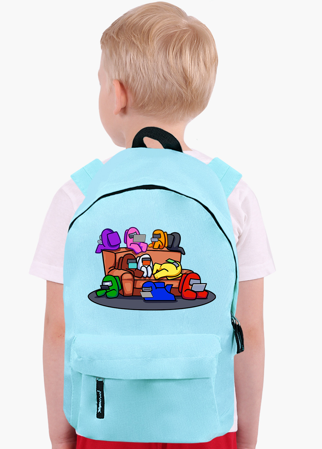 Детский рюкзак Амонг Ас Друзья Самозванцы (Among Us Friends Impostors) (9263-2427) MobiPrint (217075085)