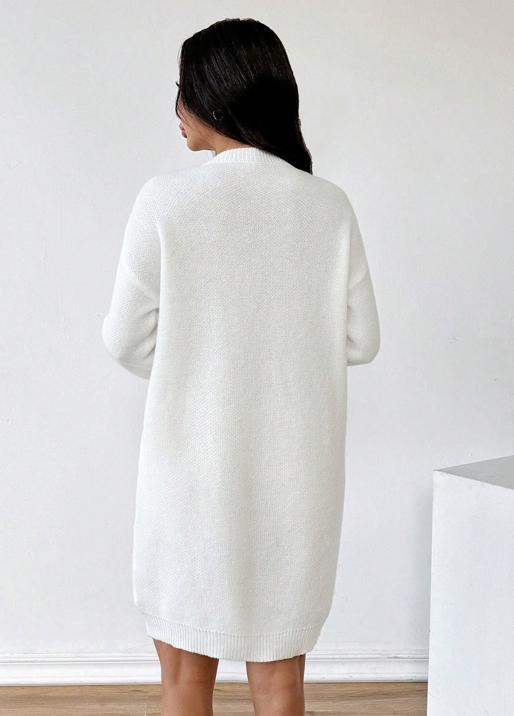 Білий кежуал сукня сукня светр SHEIN американський прапор