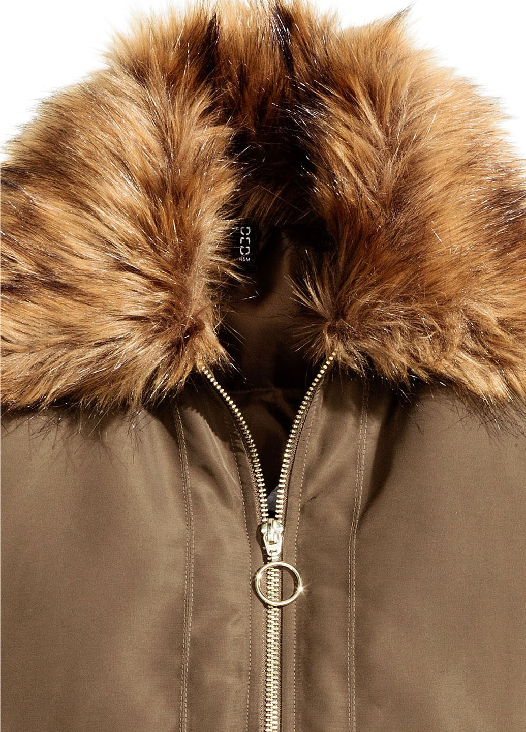 Оливковая (хаки) демисезонная куртка H&M