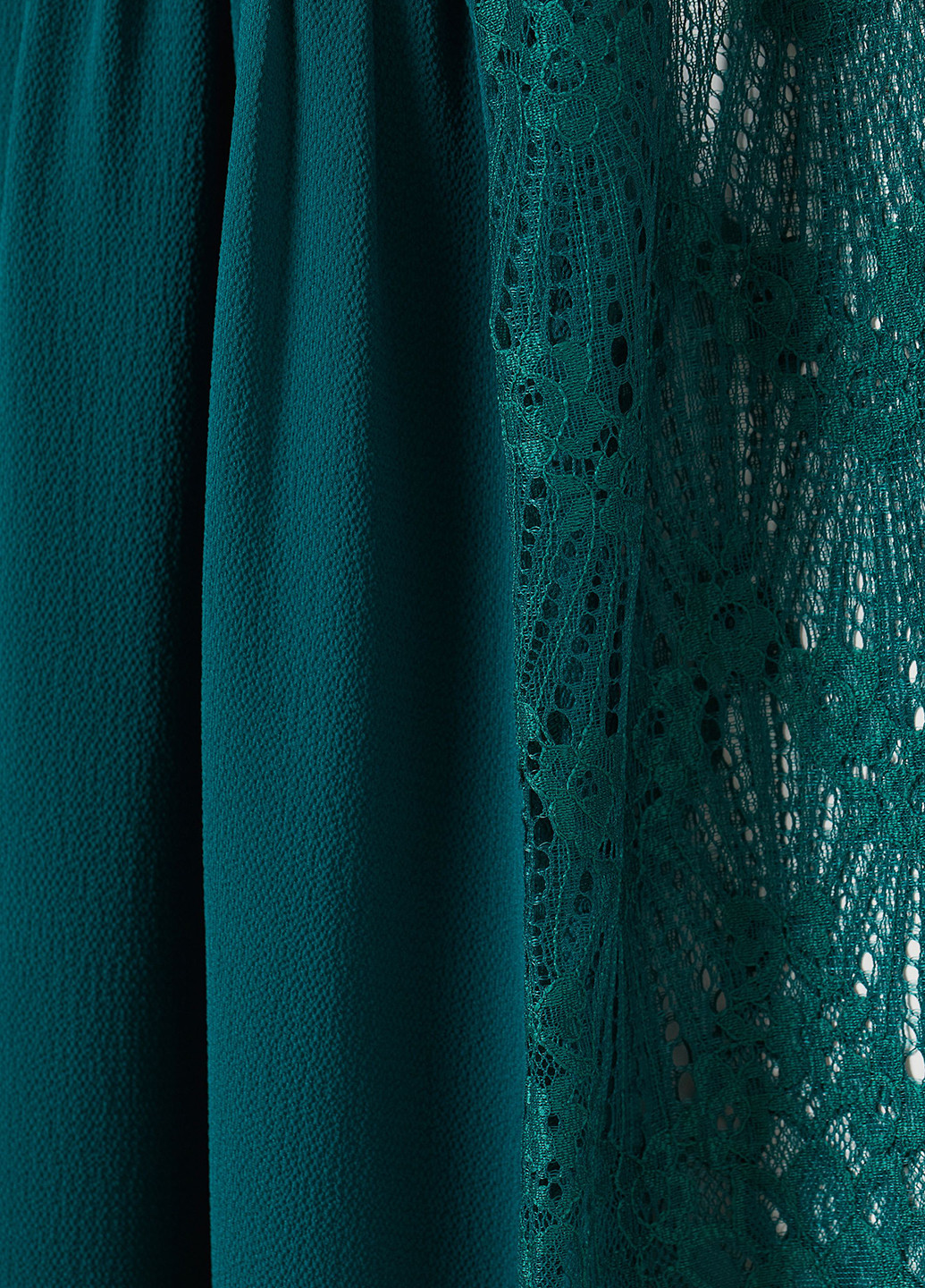 Темно-зелена кежуал сукня кльош H&M однотонна