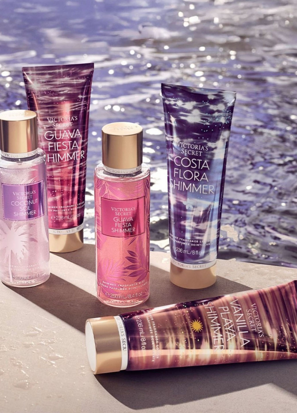 Лосьон Vanilla Playa Shimmer, 236 мл Victoria's Secret (358314653)