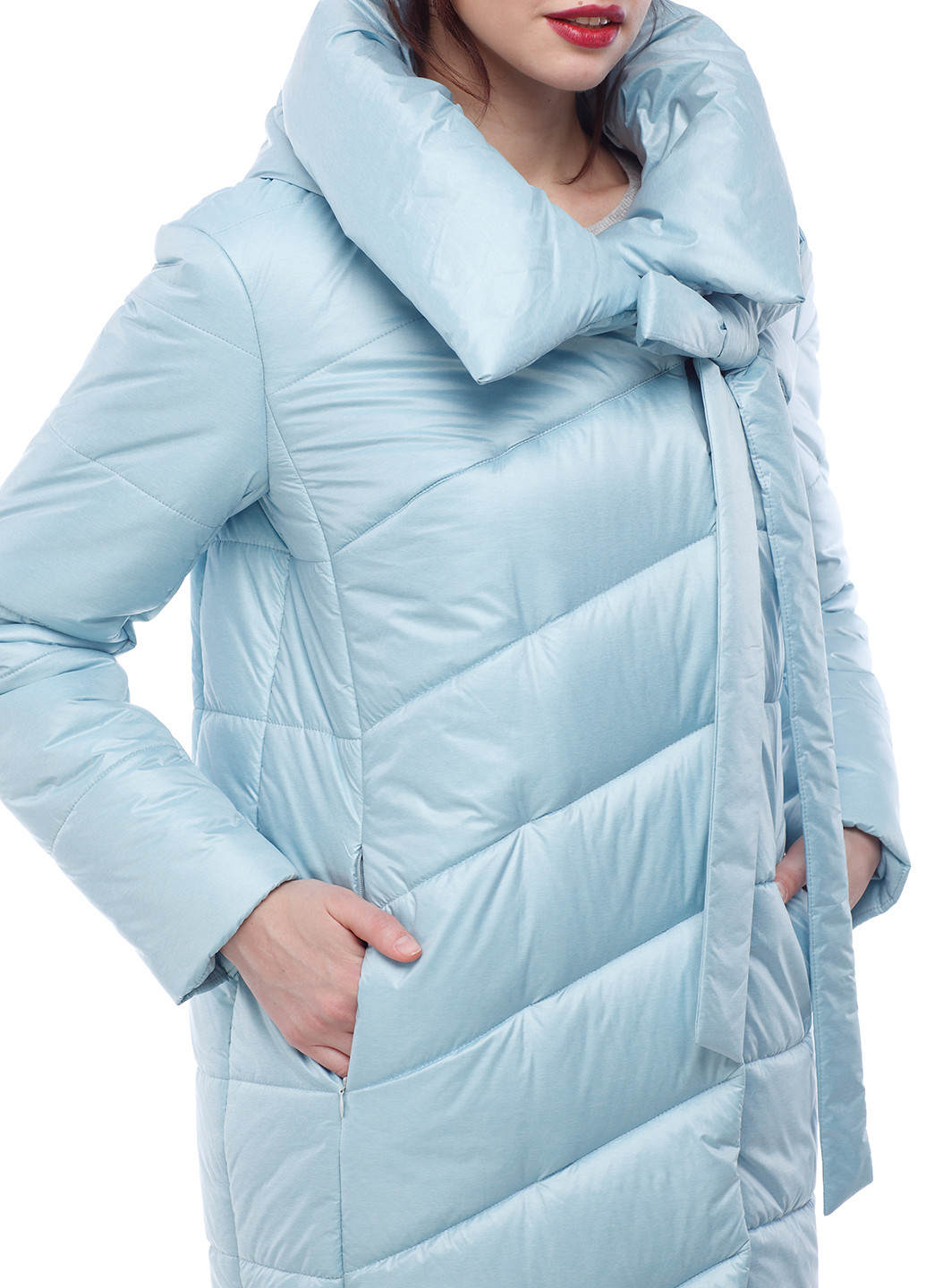 Голубая зимняя куртка Origa Вероника
