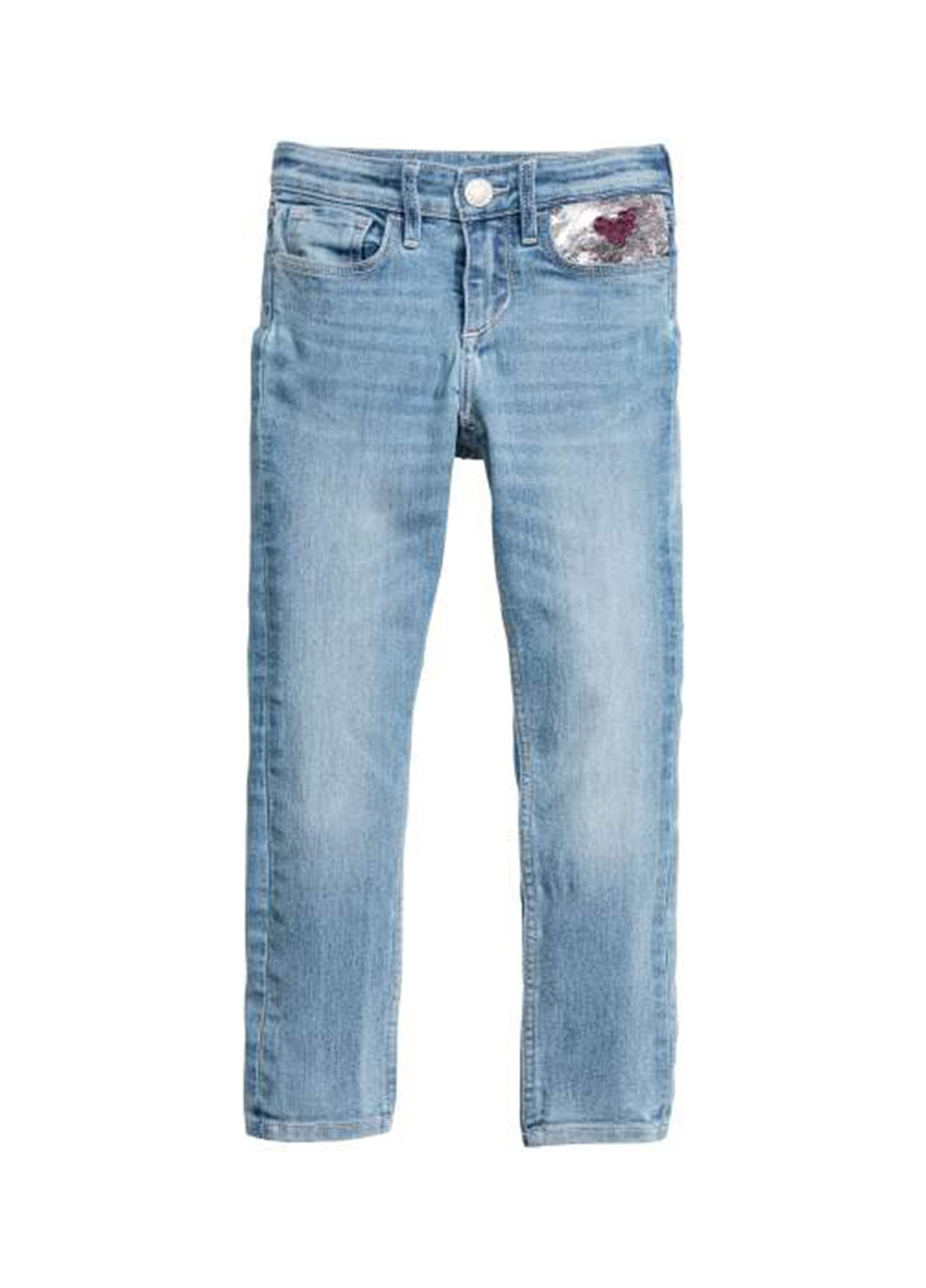 Джинси H&M прямі градієнти блакитні джинсові
