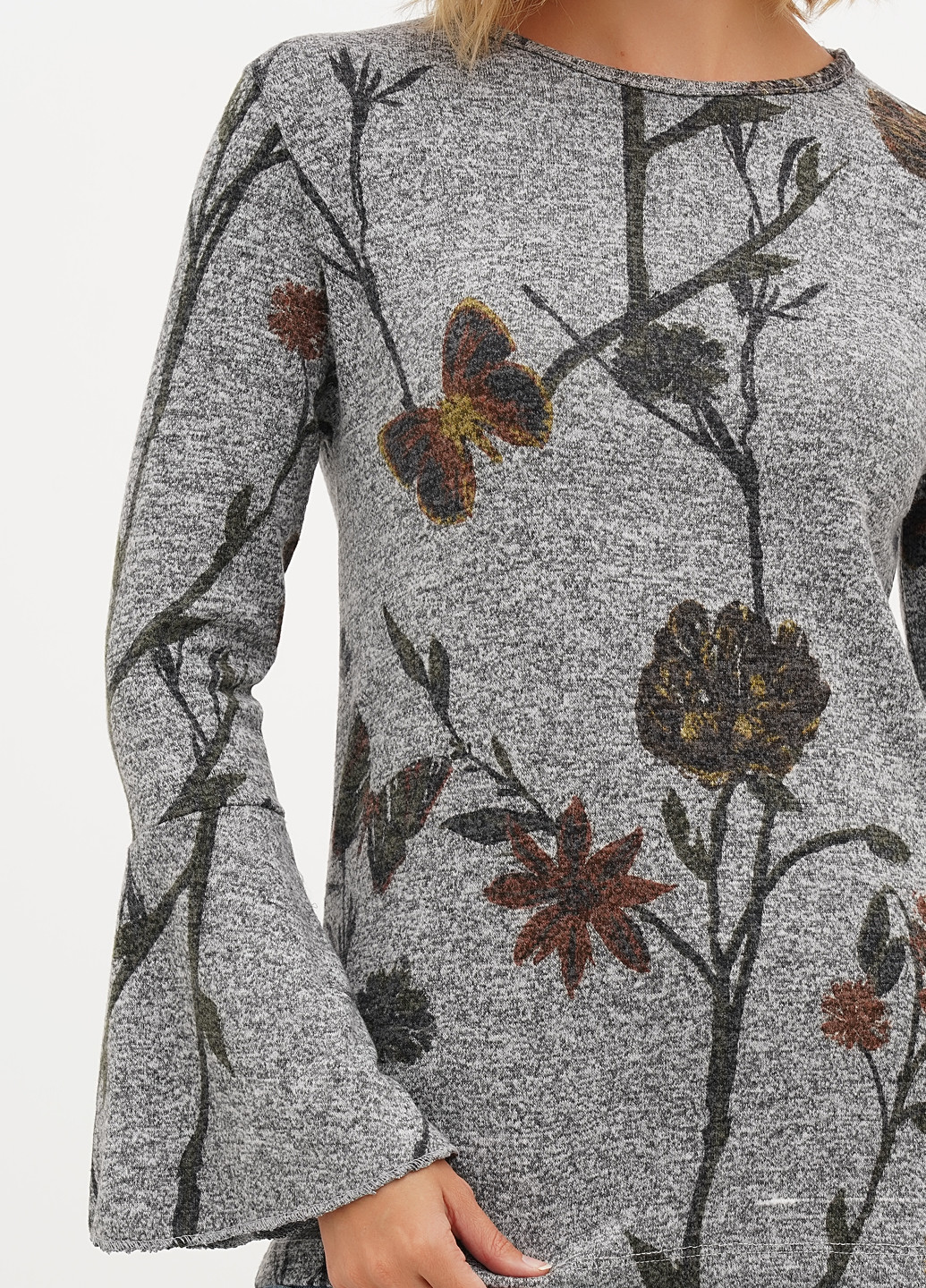 Сірий демісезонний джемпер джемпер Modalibas