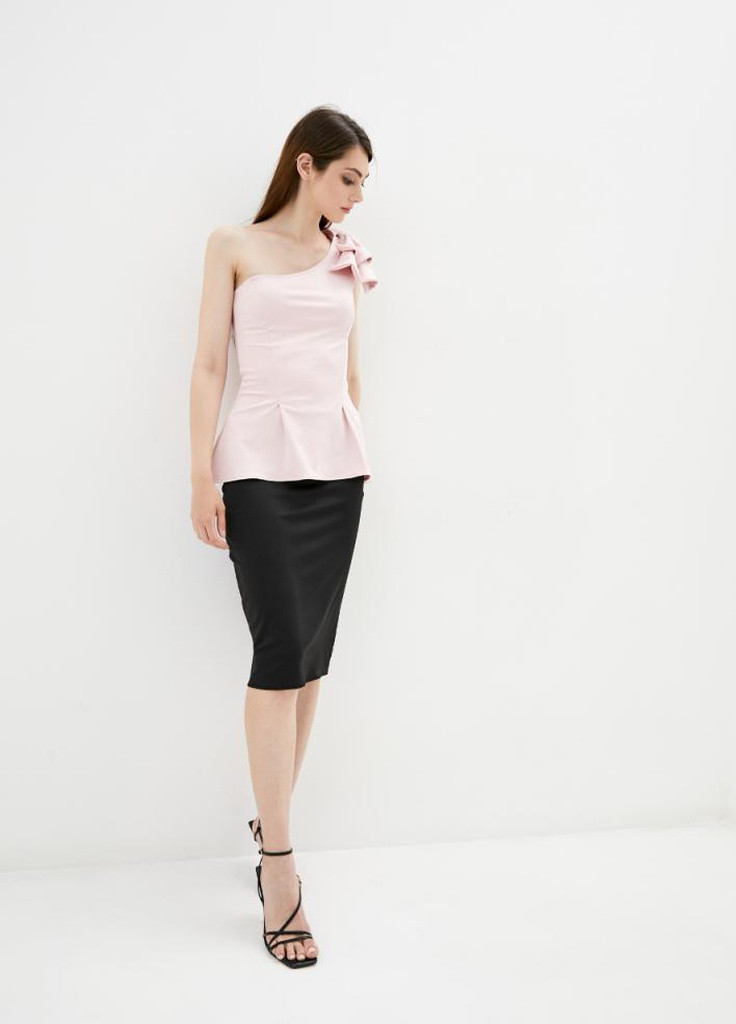Женский костюм блуза с бантиком + юбка миди Bow Podium (234736406)