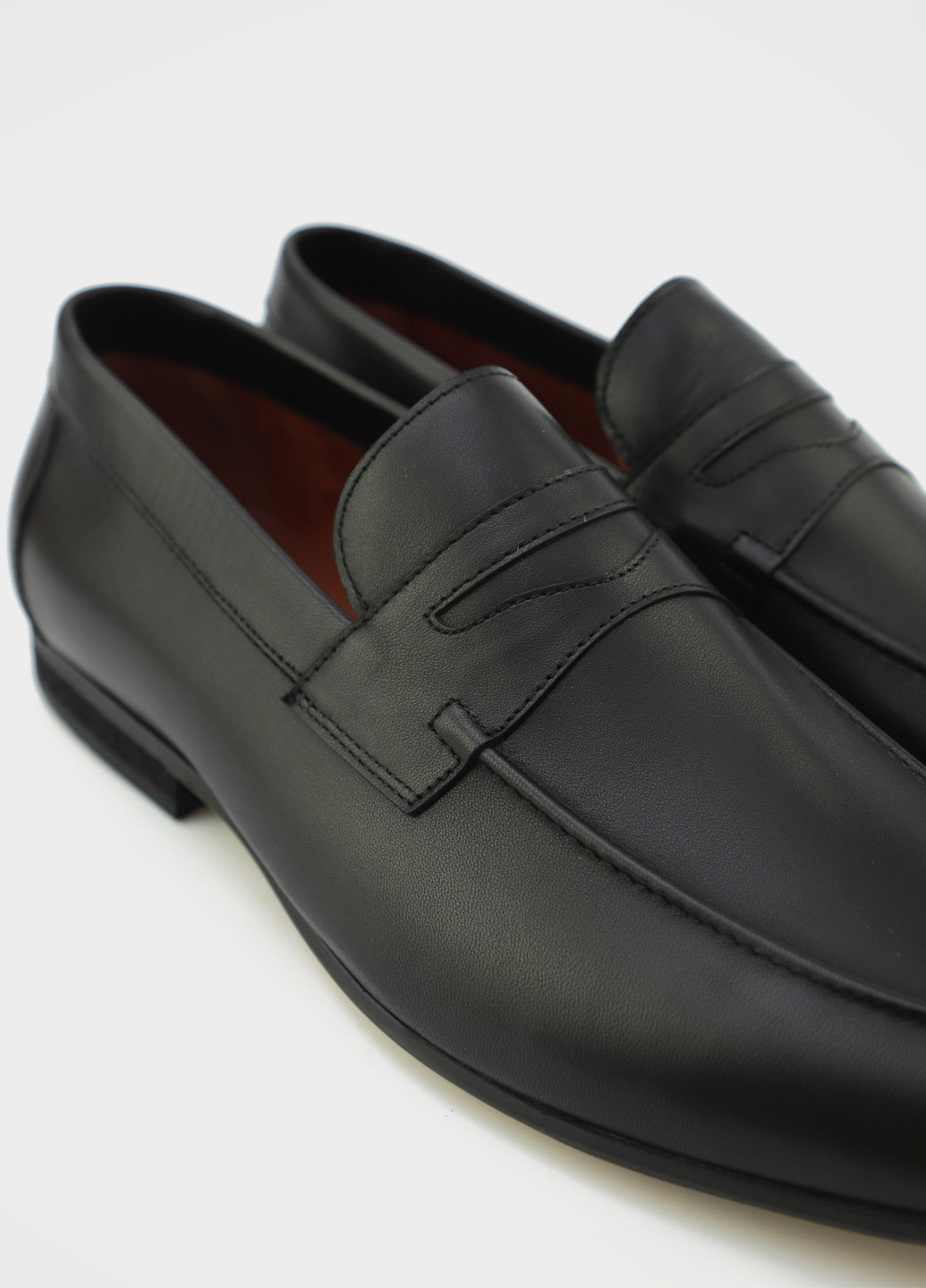 Черные кэжуал туфли Respect без шнурков