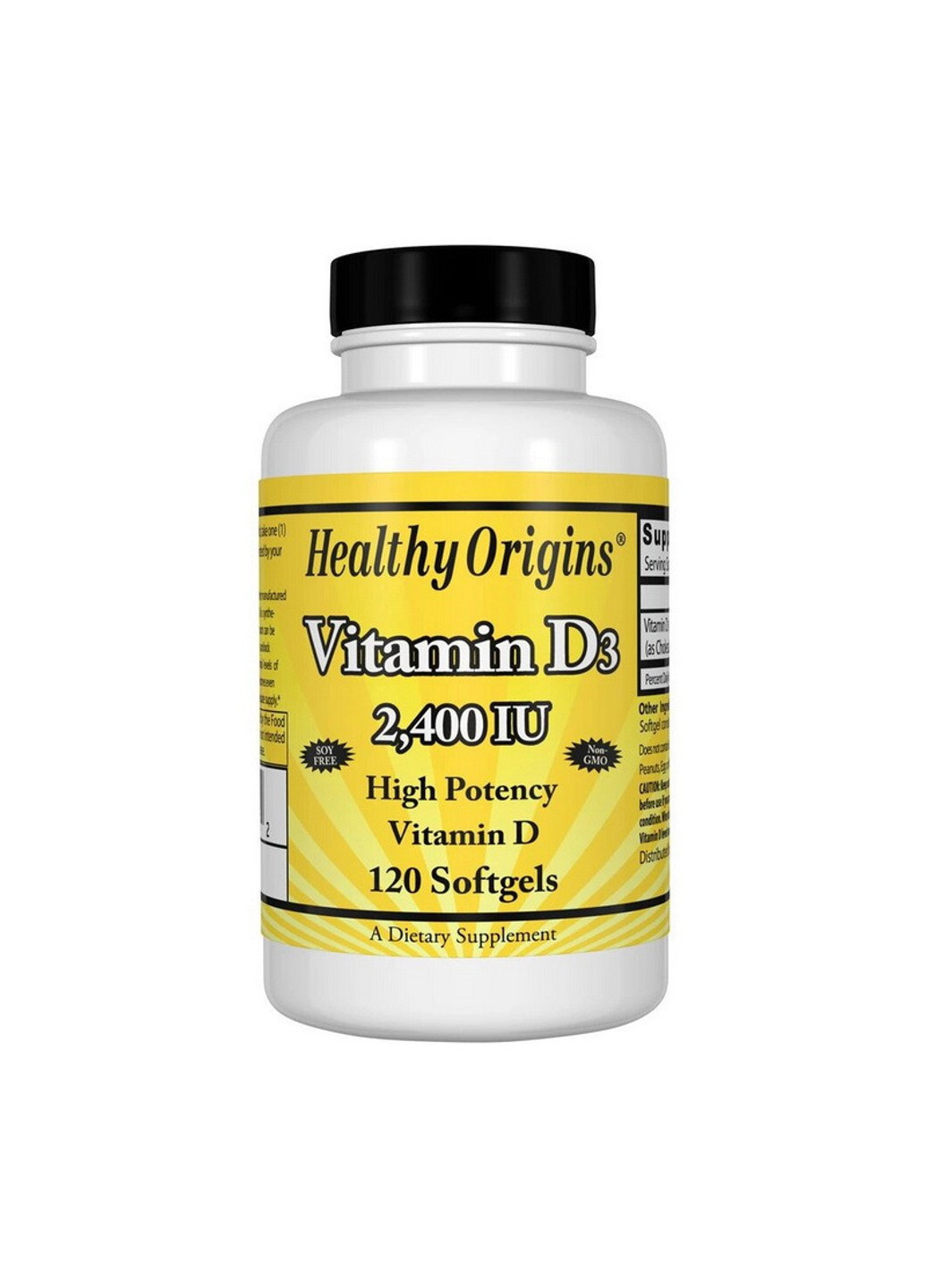 Витамин Д3 Vitamin D3 5000 IU 540 капсул Healthy Origins (255408717)