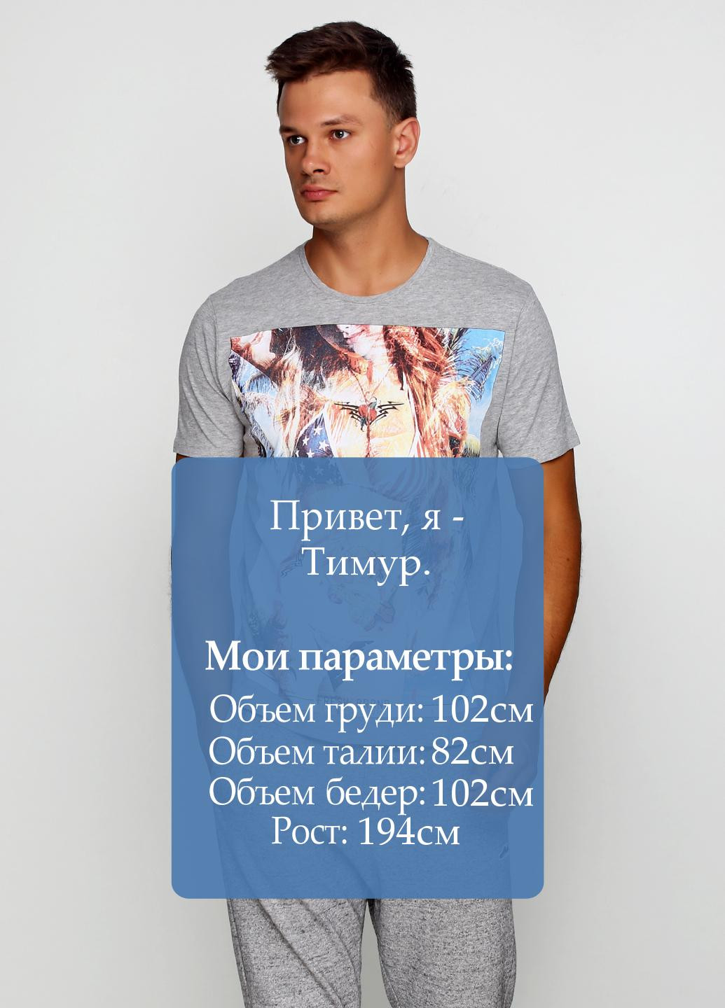 Серая футболка Fresh Brand