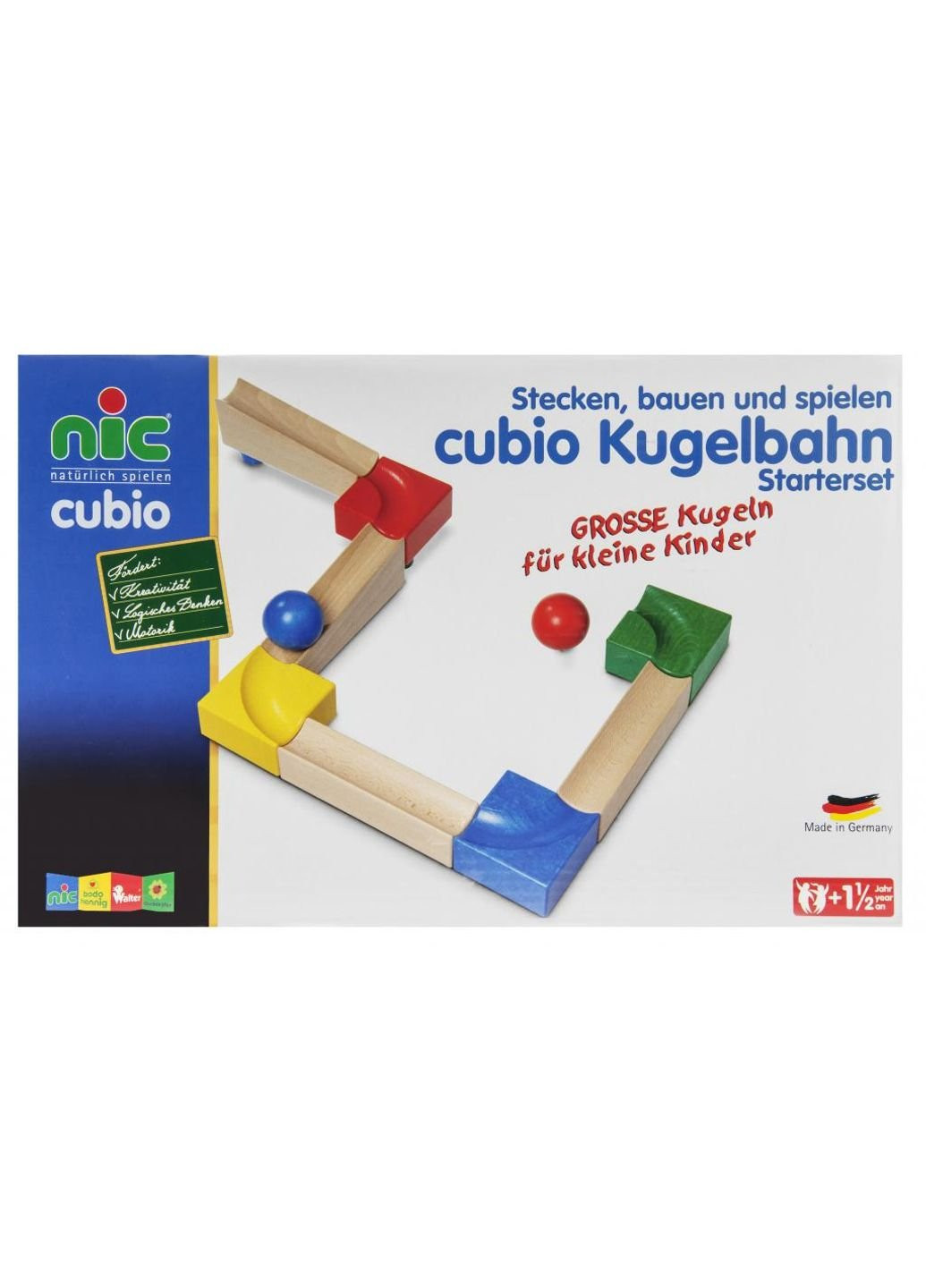 Конструктор (NIC2180) NIC деревянный Шариковая дорога Начальный набор (249597253)