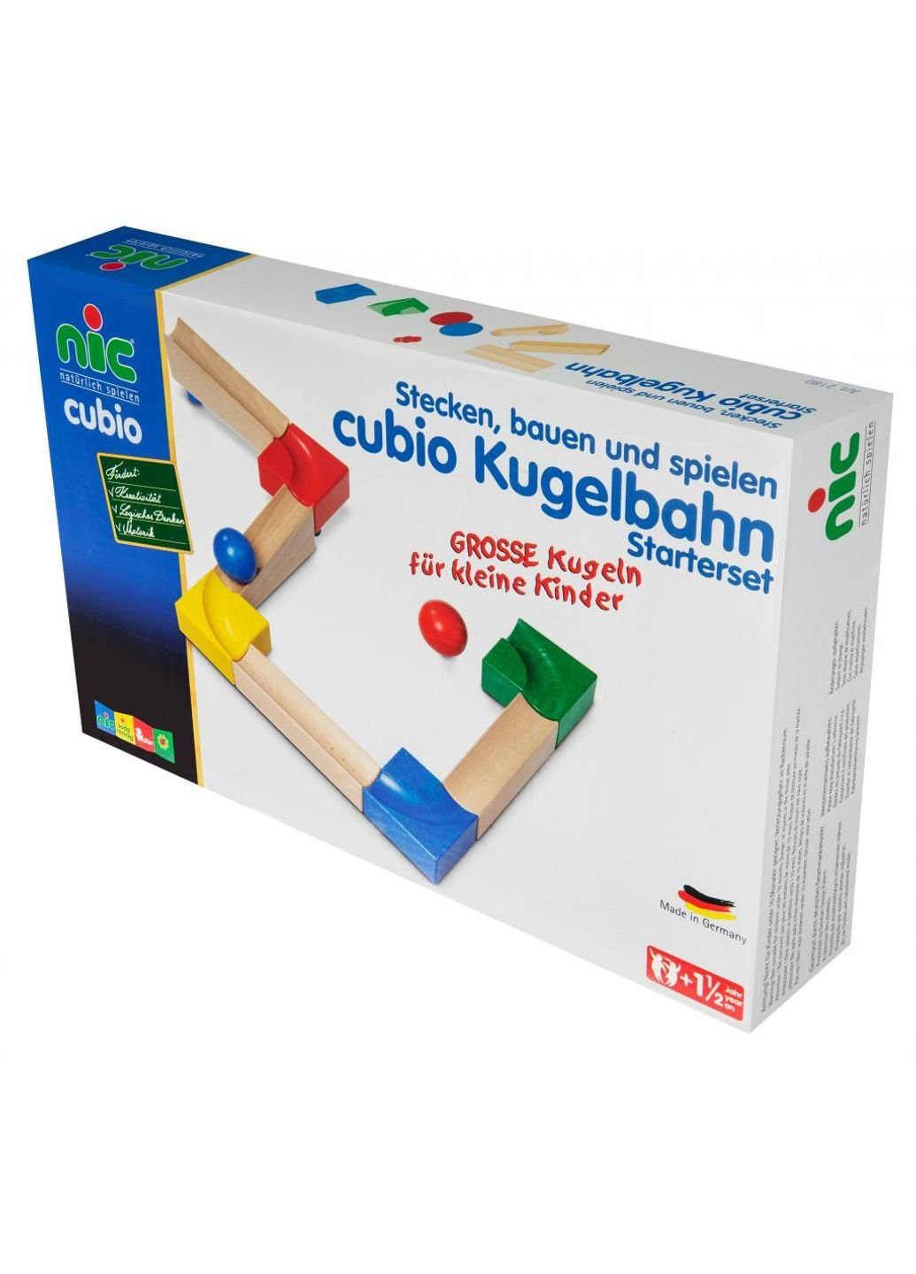 Конструктор (NIC2180) NIC деревянный Шариковая дорога Начальный набор (249597253)