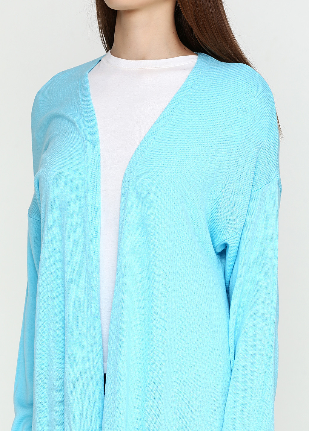Голубой демисезонный кардиган Alpini Knitwear