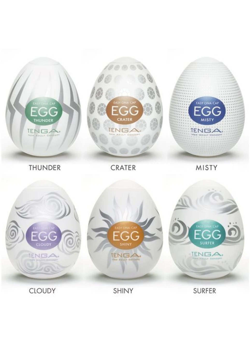 Набір Egg Hard Boild Pack (6 яєць) Tenga (254734476)