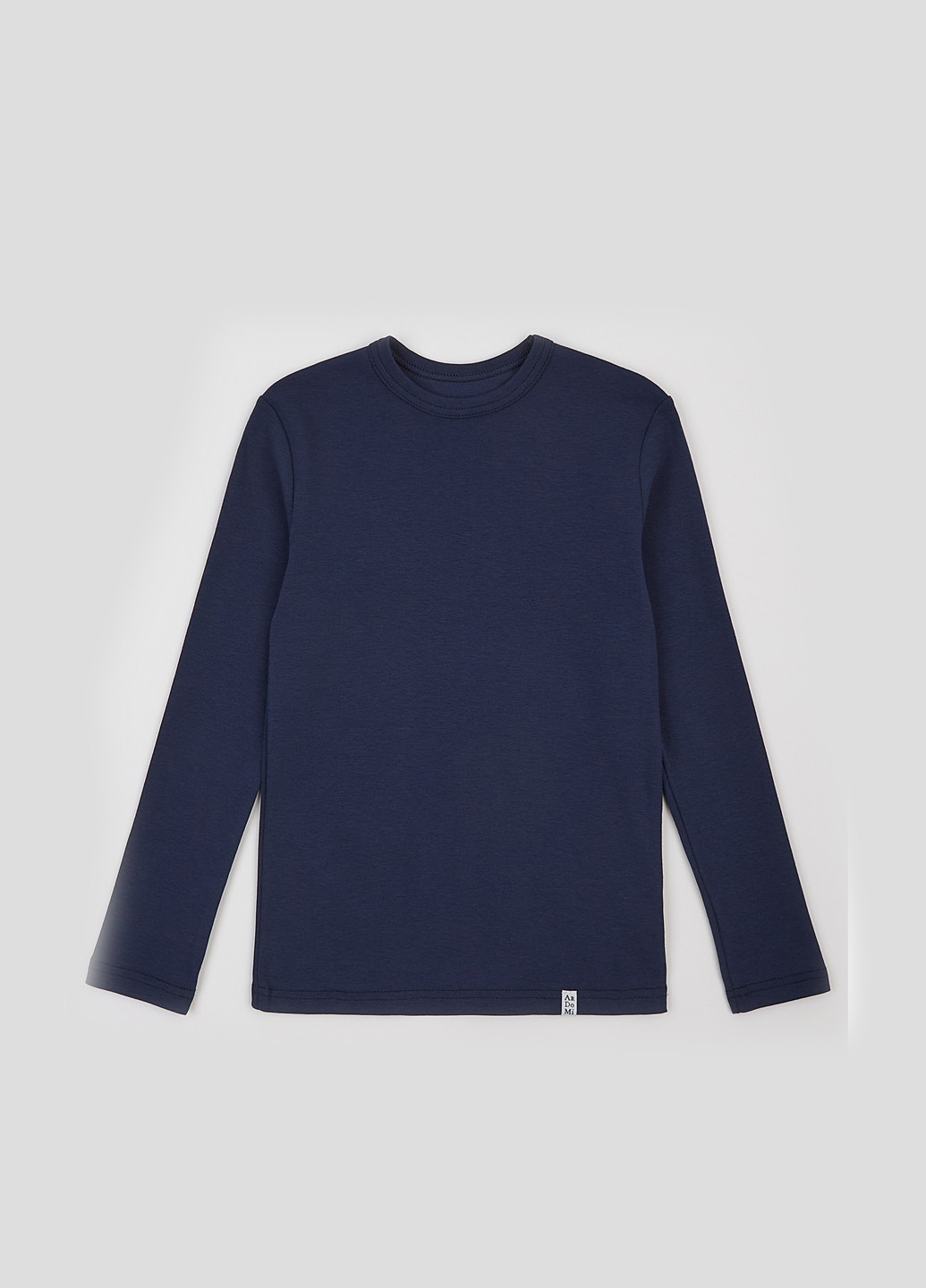 Темно-синий демисезонный кэжуал лонгслив ArDoMi однотонный
