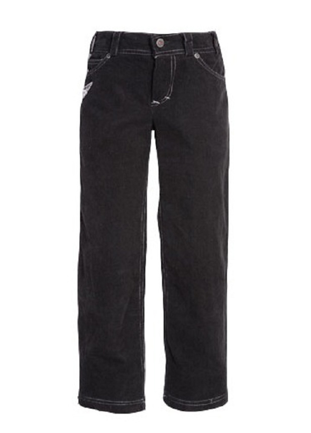 Черные кэжуал демисезонные со средней талией брюки Mariquita