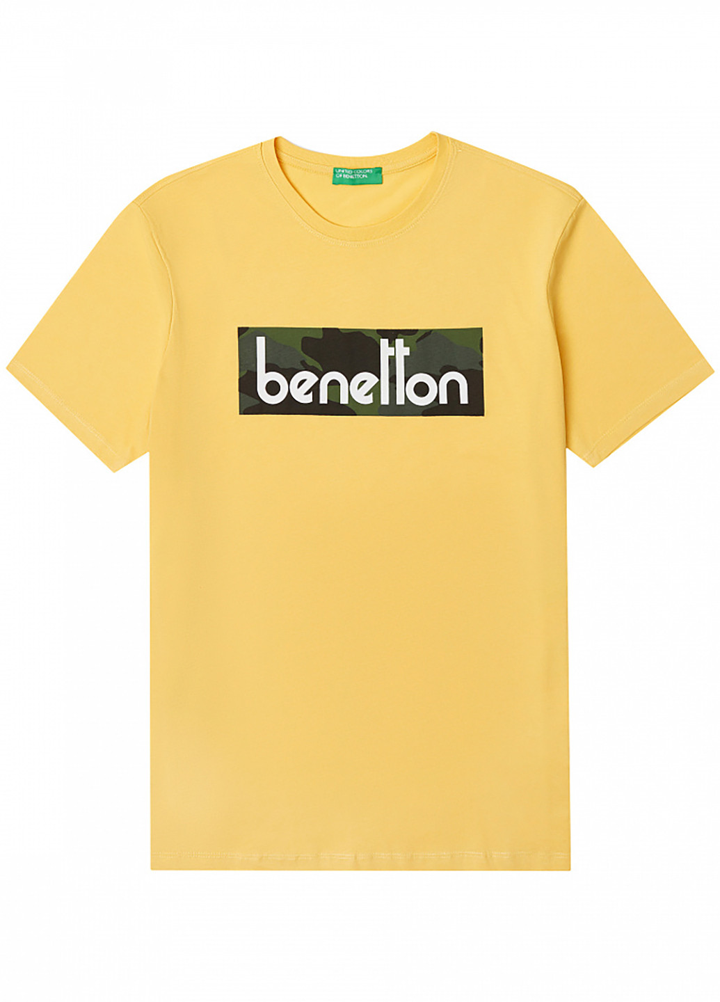 Желтая футболка United Colors of Benetton
