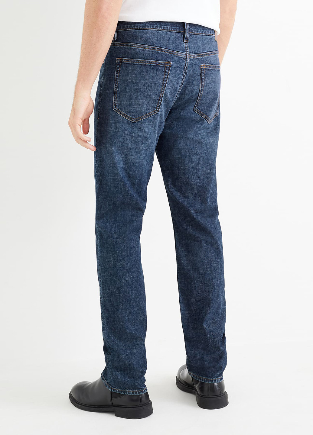 Синие демисезонные регюлар фит джинсы C&A