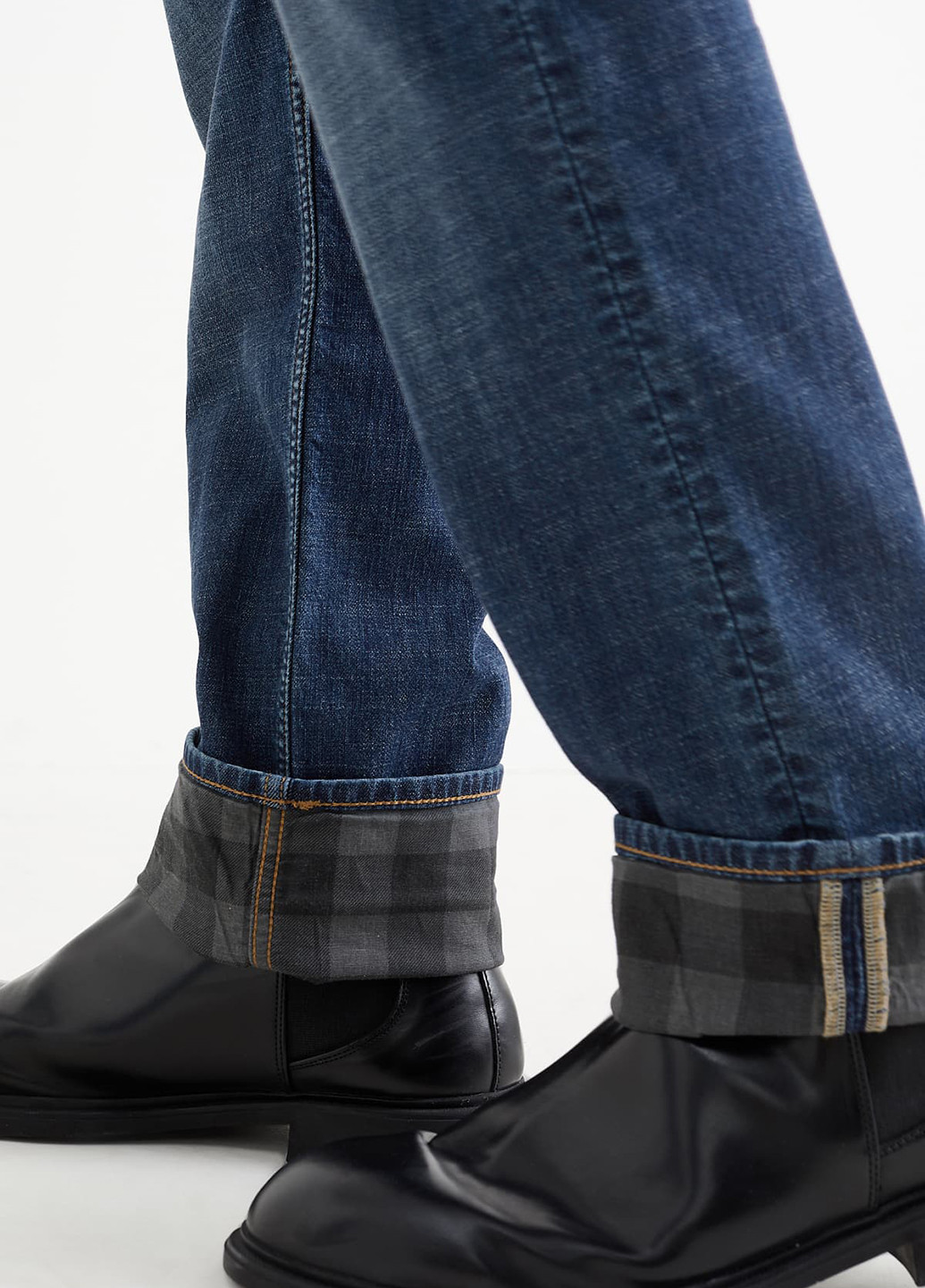 Синие демисезонные регюлар фит джинсы C&A