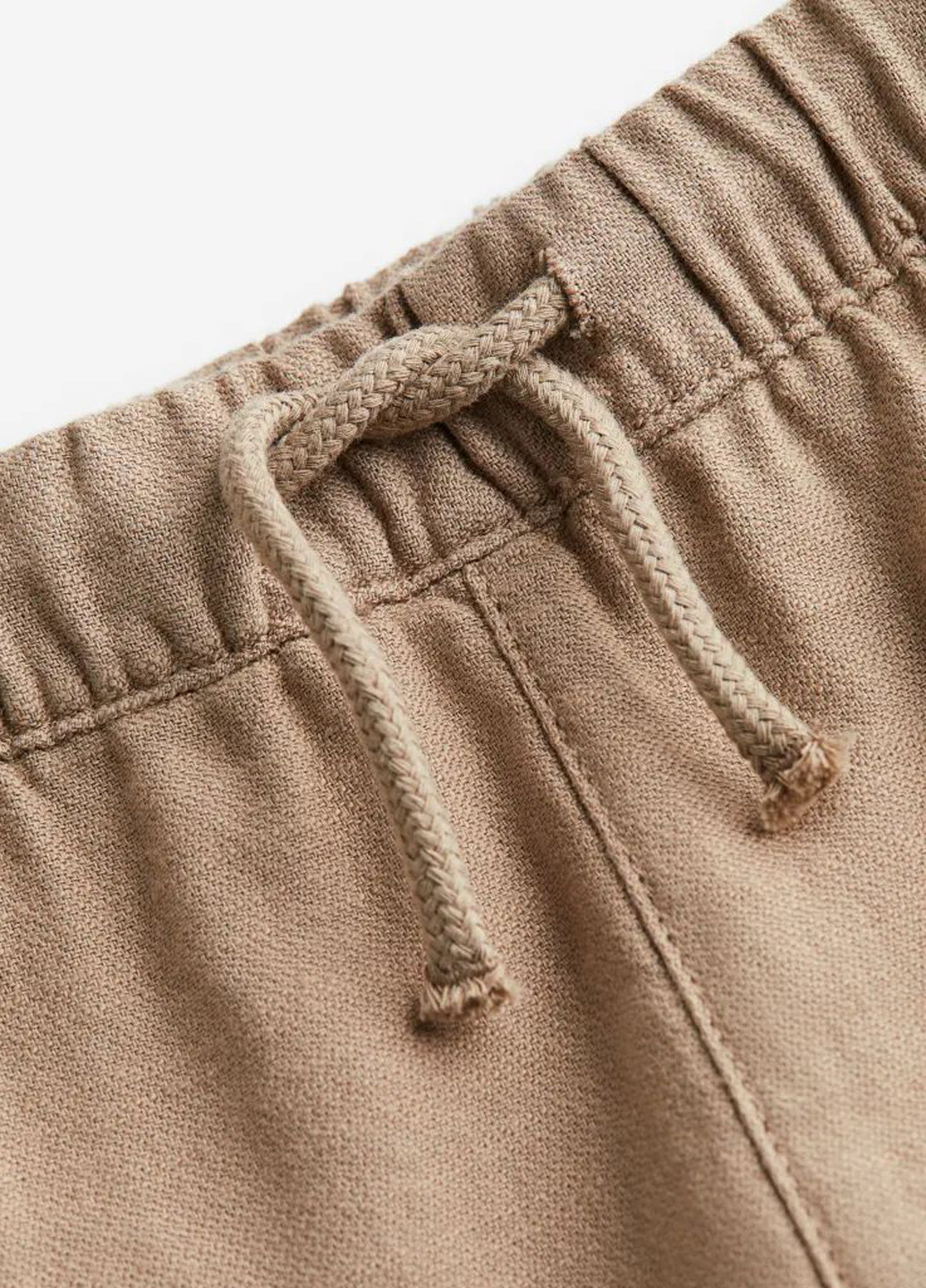 Темно-бежевые кэжуал демисезонные джоггеры брюки H&M