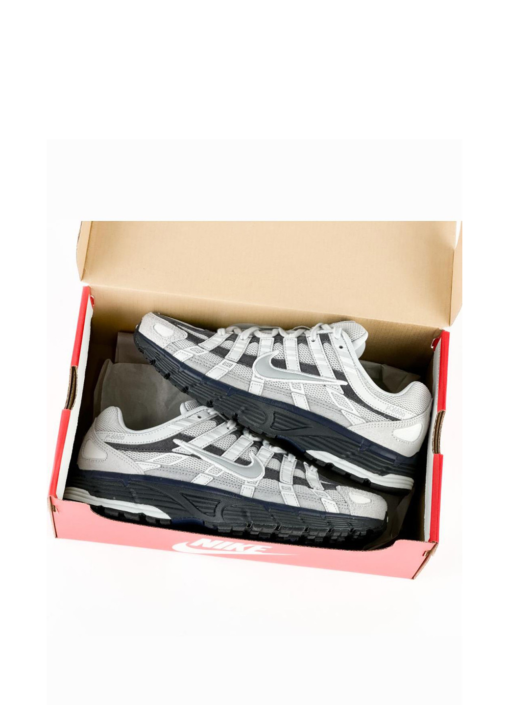 Сірі Осінні кросівки ib3081-001 Nike P-6000 White