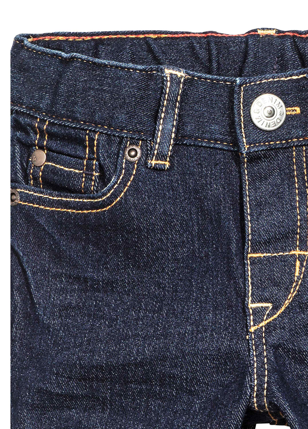 Джинси H&M середня талія сині джинсові