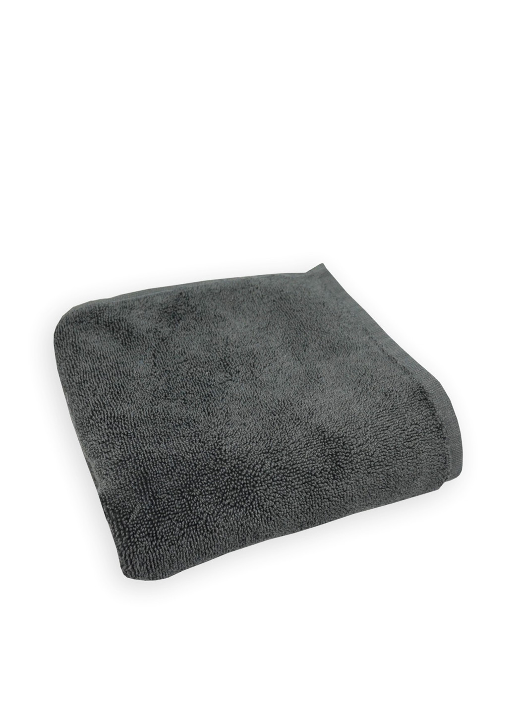 No Brand полотенце, 40х70 см однотонный темно-серый производство - Турция