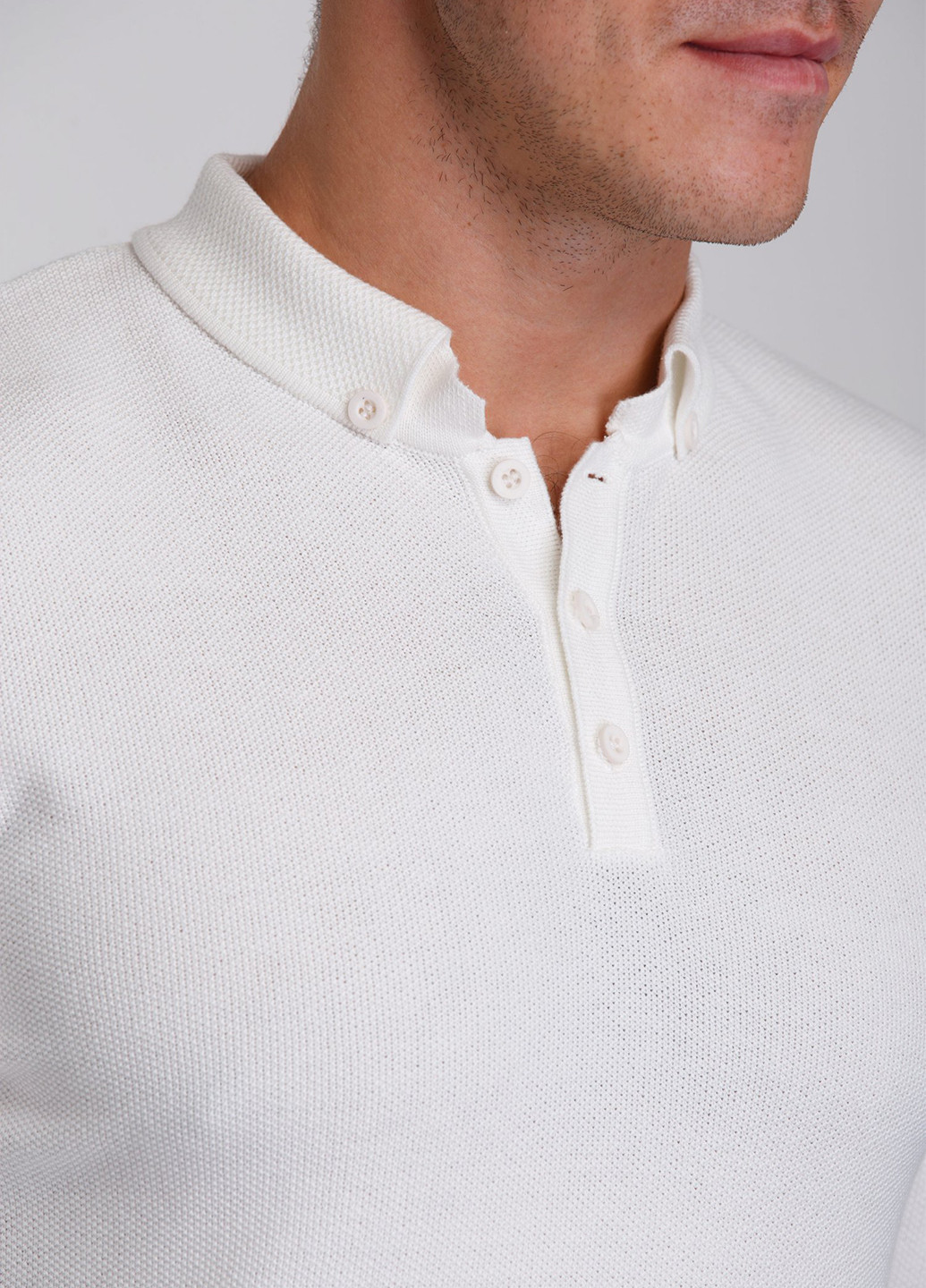 Белый демисезонный свитер Trend Collection