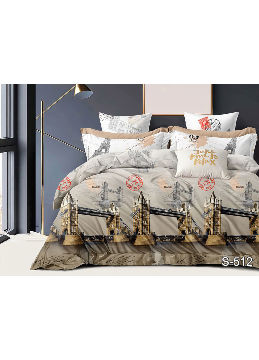 Постільна білизна з компаньйоном Полуторний Tag (254794602)