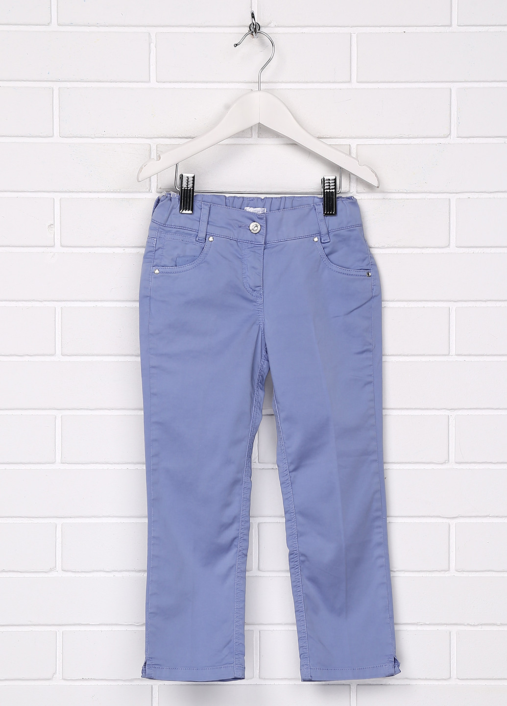 Сиреневые демисезонные зауженные джинсы Microbe