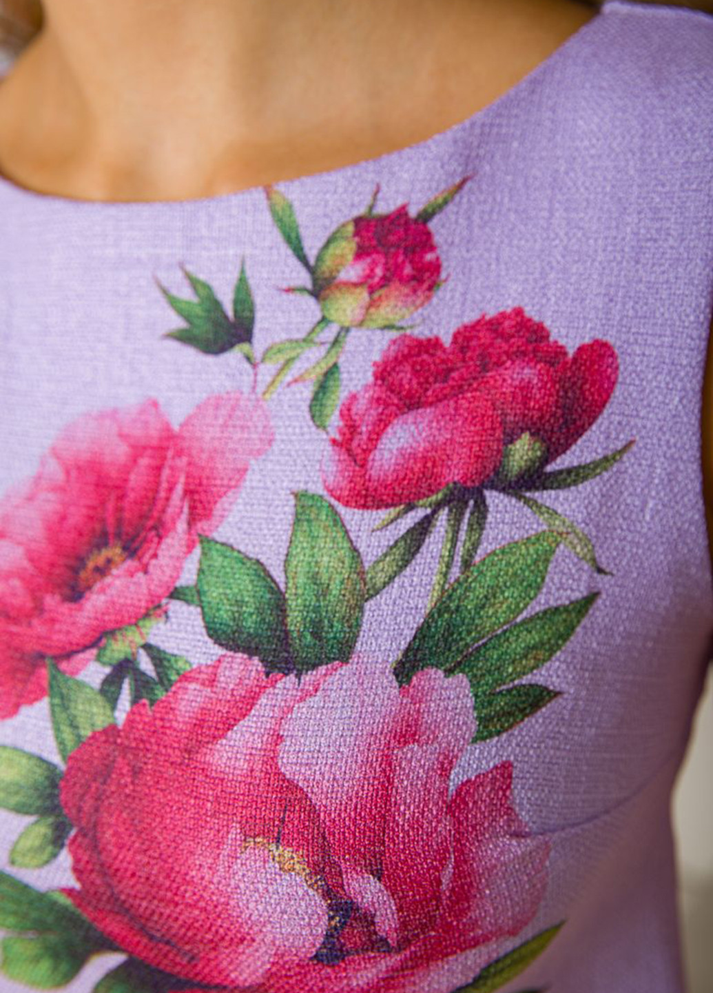Бузкова кежуал сукня Ager з квітковим принтом